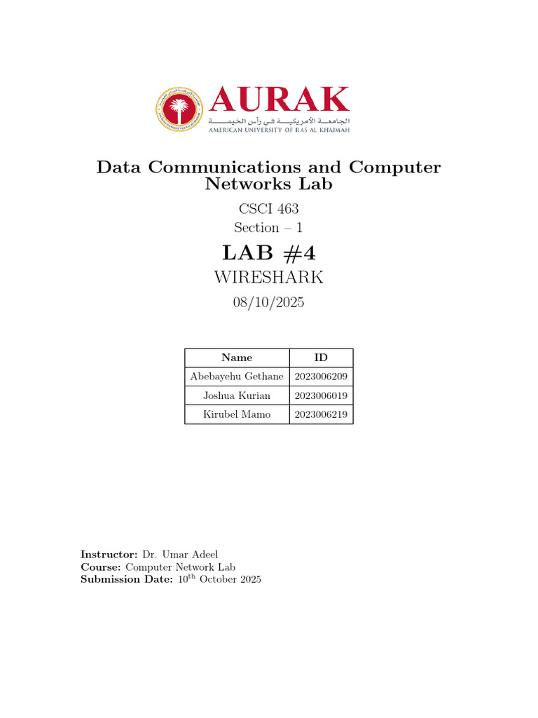 DNS CNAME Records in Wireshark Lab | PDF | Domain Name System | Port ...