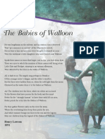 Babies of Walloon Poem