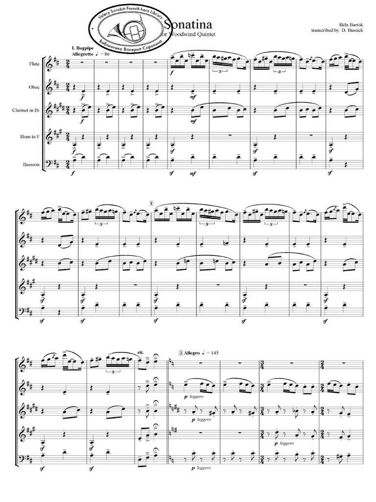 Partitur Parts | PDF