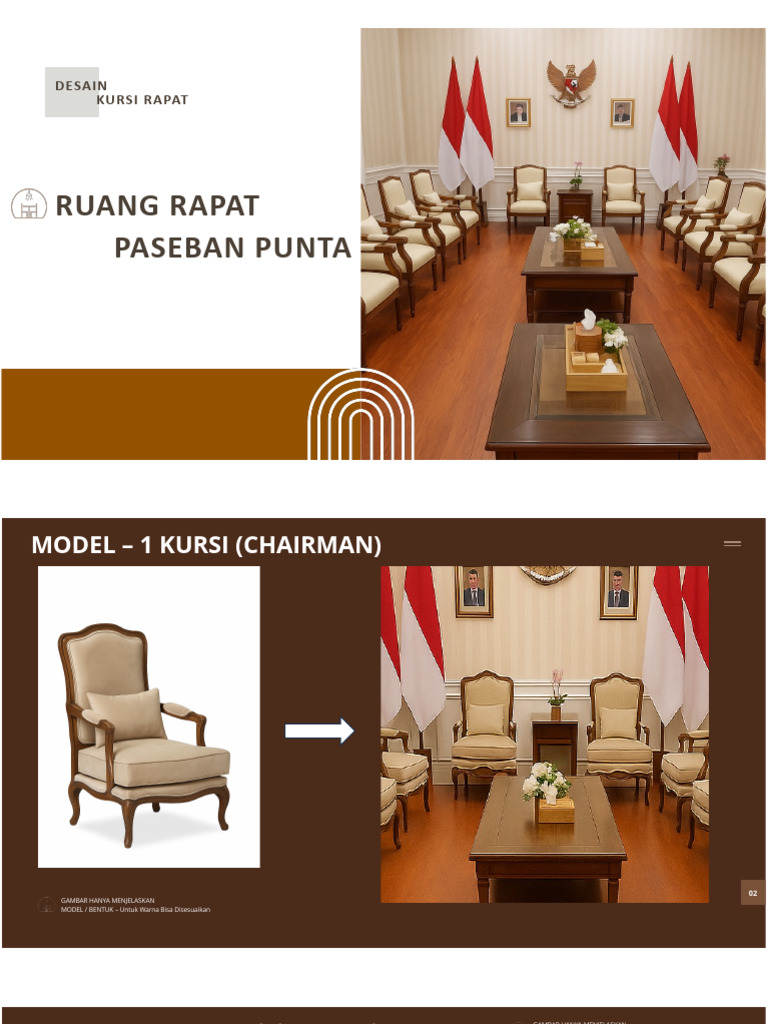 Model Kursi Ruang Rapat Desain | PDF