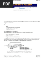 Welding Electrode Filter Metal Calculation