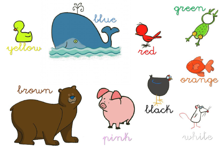 Animals Colours | PDF