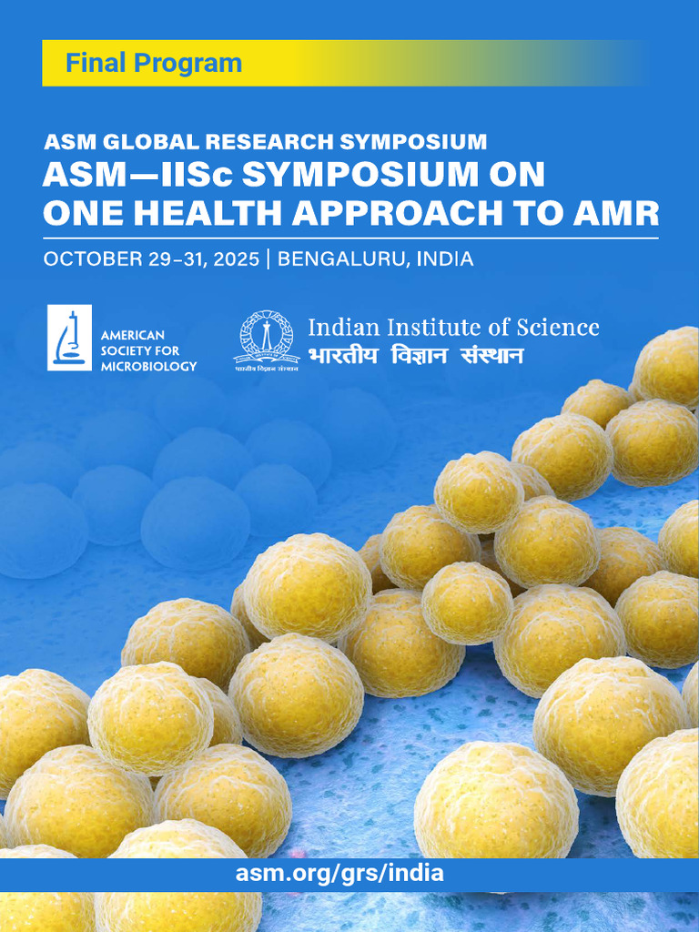 Grs India Program Book Final | PDF | Antimicrobial Resistance ...