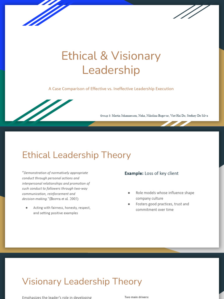 Group 3 Advanced Leadership - Presentation | PDF | Leadership | Dark Triad