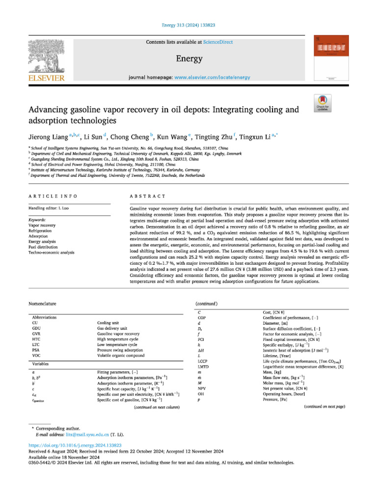 Advance Gasoline Vapor Recovery | PDF