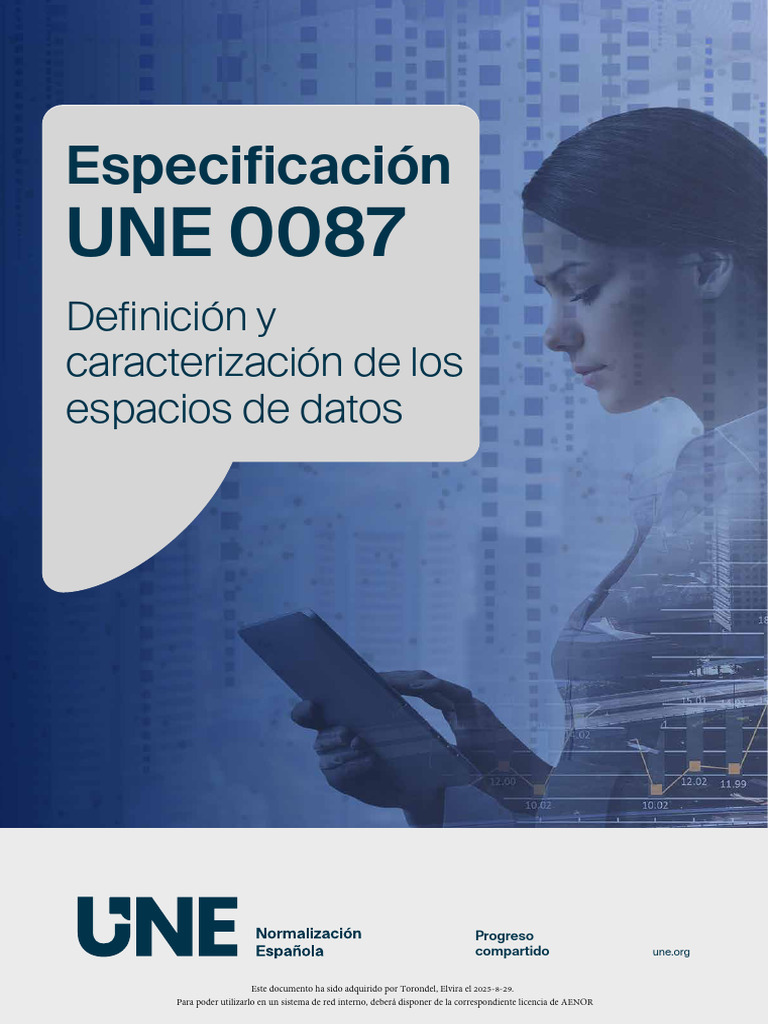 Especificación UNE 0087:2025 | PDF | Datos | Informática