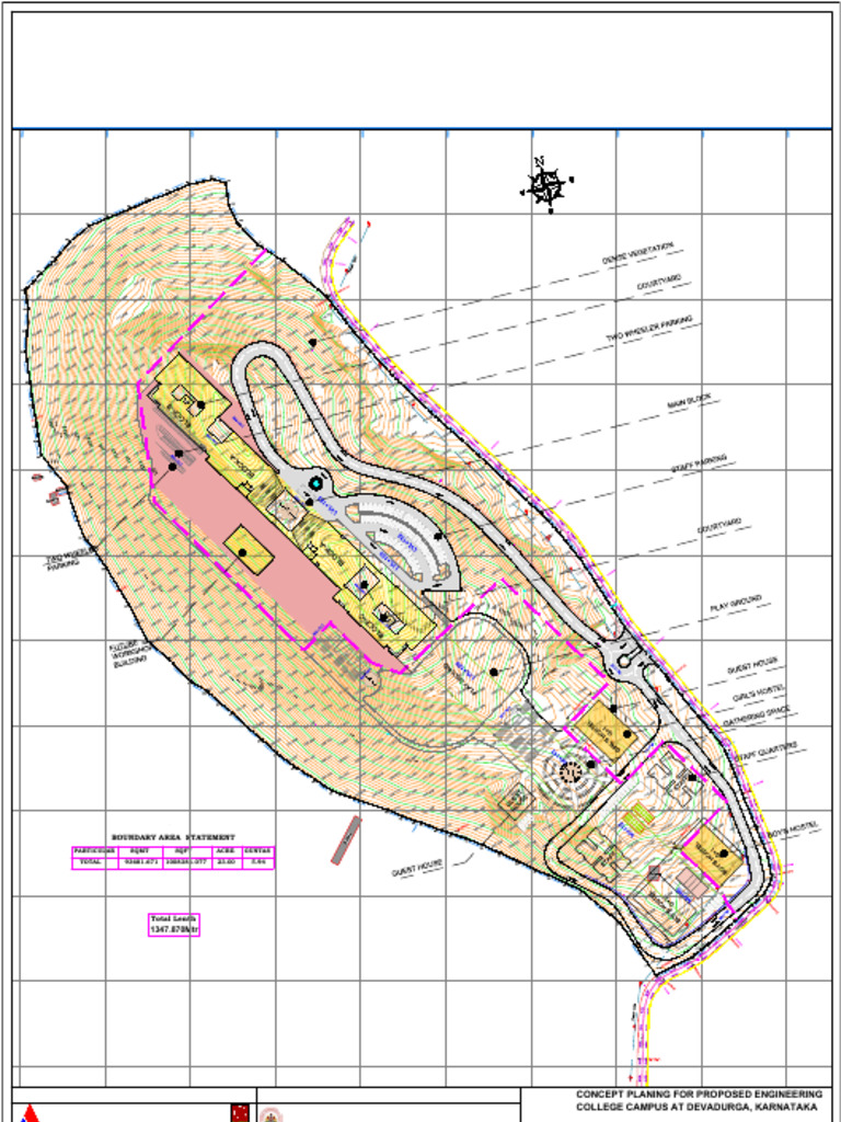 Proposed Engineering College Campus Plan | PDF