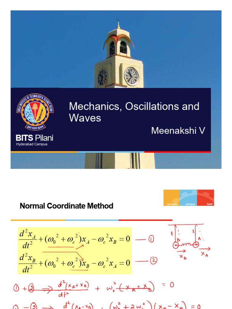 Lecture Slides Chapter 5 - 2 | PDF | Normal Mode | Quantum Mechanics