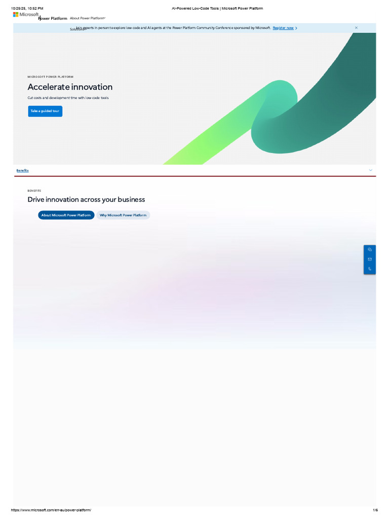 Microsoft Power Platform Overview | PDF | Microsoft | Mobile App