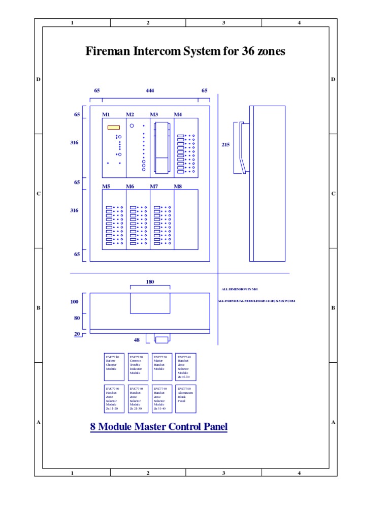 Fireman Intercom System Modules Guide | PDF