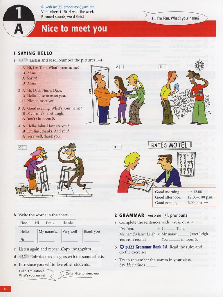 2-NEF-Elementary SB UNIT 1 PDF | PDF