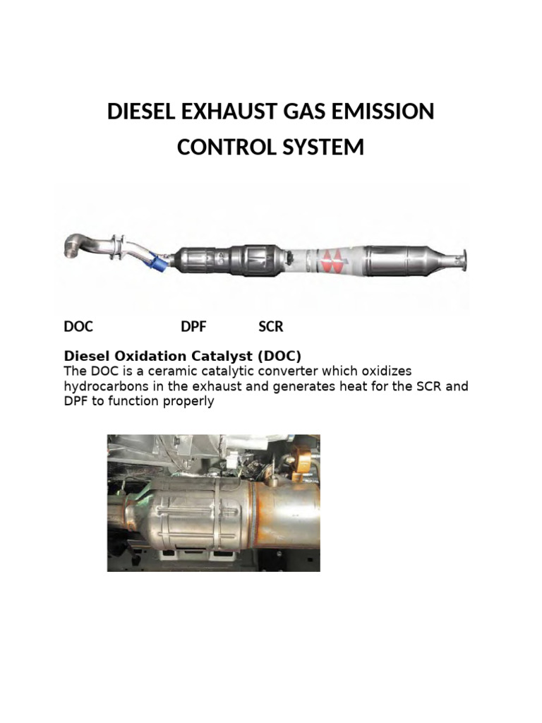 Diesel Exhaust Emission Control Systems | PDF | Exhaust Gas | Air Pollution