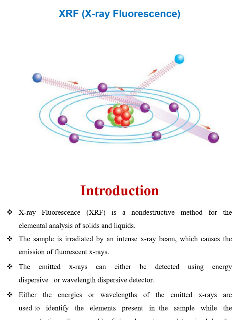X-ray Fluorescence (XRF) Analysis Guide | PDF | X Ray | Electron