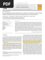 Download Azo and Anthraquinone Dye Decolorization in Relation to Its Molecular Structure Using Soluble Trichosanthes Dioica Peroxidase Supplemented With Redox Mediator by Tenzin Gocha SN94008288 doc pdf