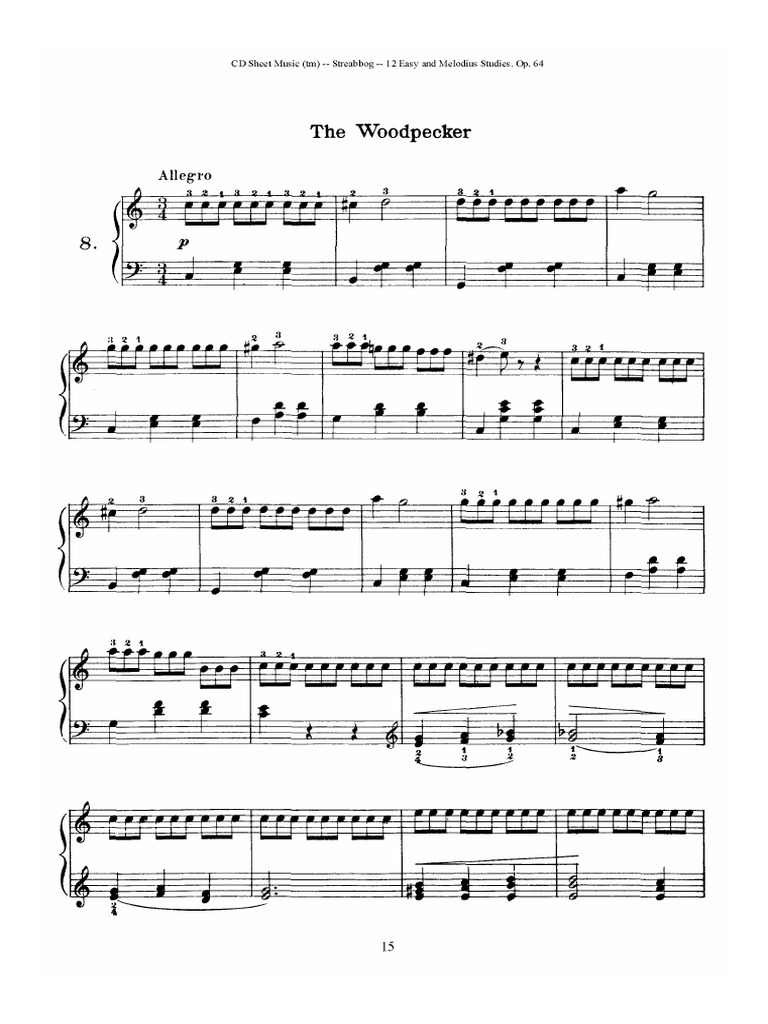 Streabbog Op.64 - 8 | PDF