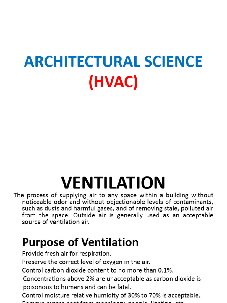 HVAC Ventilation and Cooling Systems Guide | PDF | Air Conditioning ...