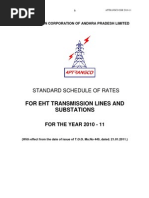 APTRANSCO - EHT SSR 2010-11