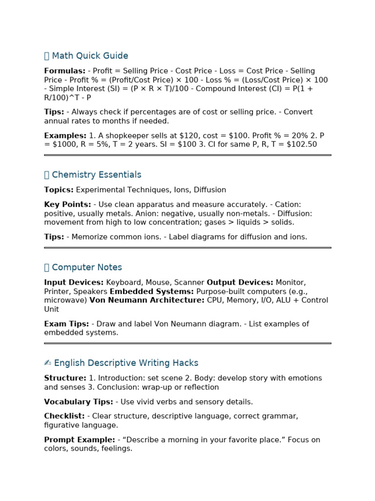 Study Pack Fatma | PDF