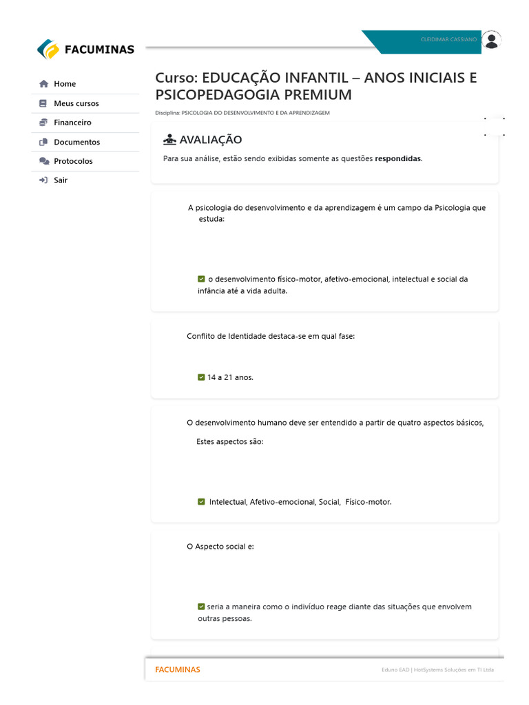 Psicologia Do Desenvolvimento e Da Aprendizagem | PDF | Aprendizado ...