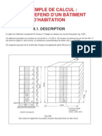 Exemple de Calcul Mur de Refend D'un Bâtiment D'habitation-Cet