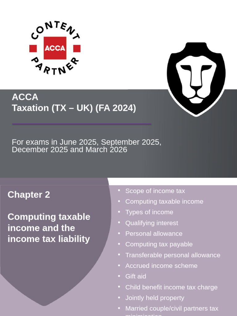 Computing UK Taxable Income Guide | PDF | Taxes | Income