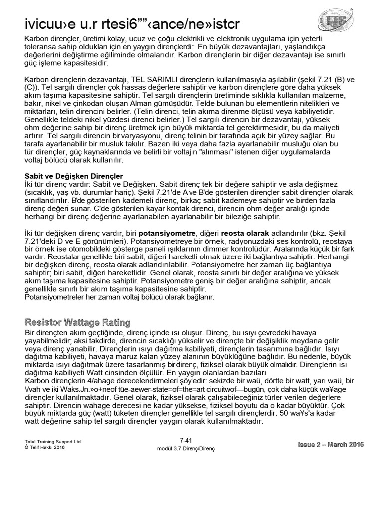 Tts Modul 3 Volume 1 243 320 TR | PDF