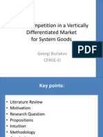 Price Competition in A Vertically Differentiated Market For System Goods