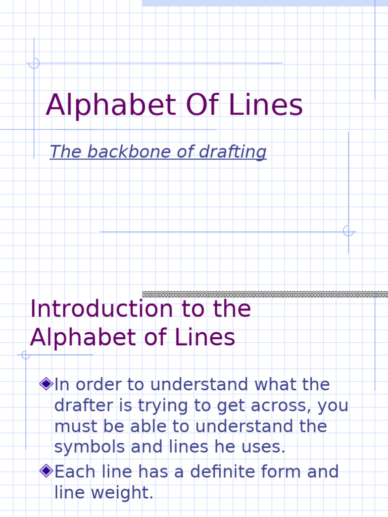 Understanding Drafting Line Types | PDF