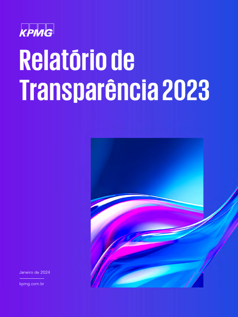 Relatório de Transparência KPMG 2023 | PDF | Governança | Qualidade ...