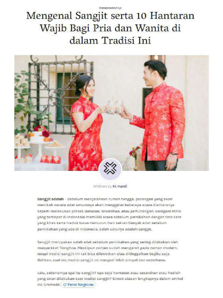 Sangjit | PDF