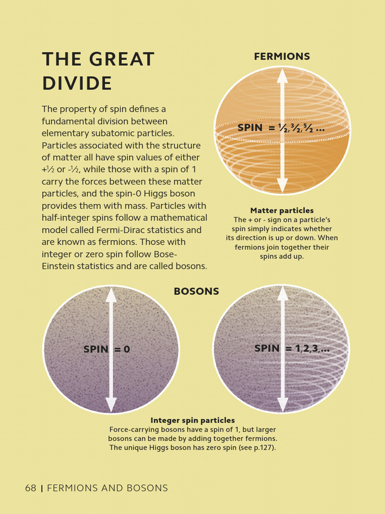 Fermions vs. Bosons: Spin and Statistics | PDF | Elementary Particle ...