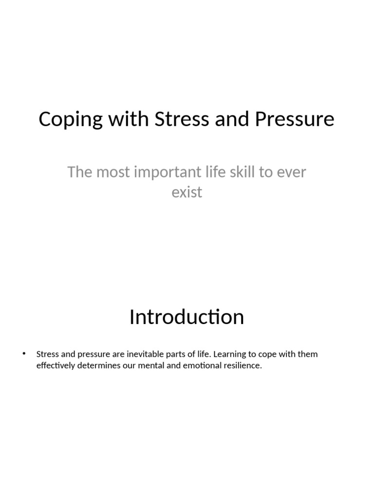 Effective Stress Management Strategies | PDF | Stress (Biology ...