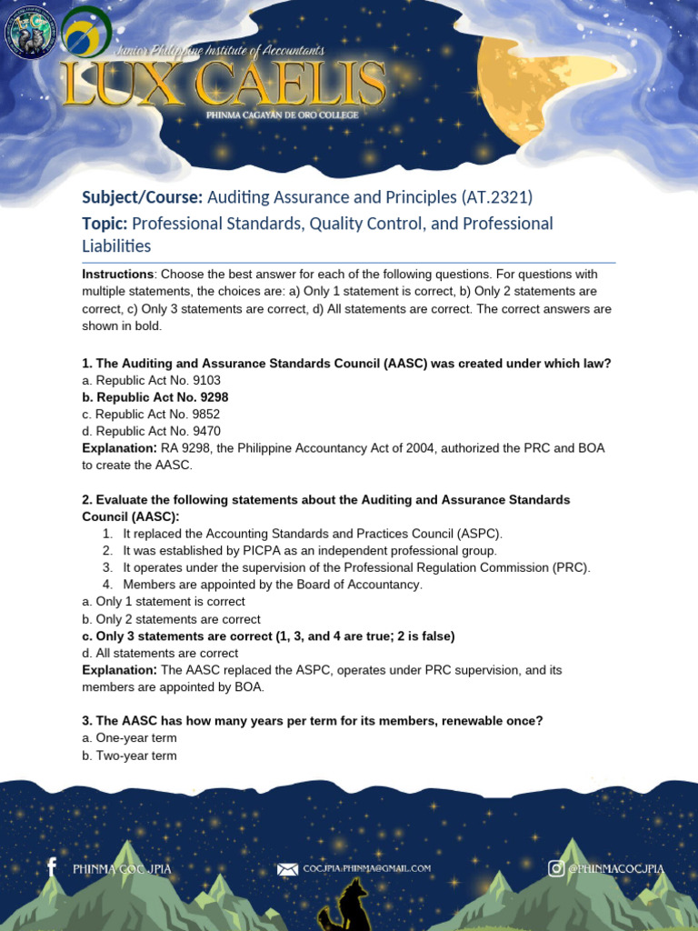 Auditing Standards and Quality Control Guide | PDF | Audit | Negligence