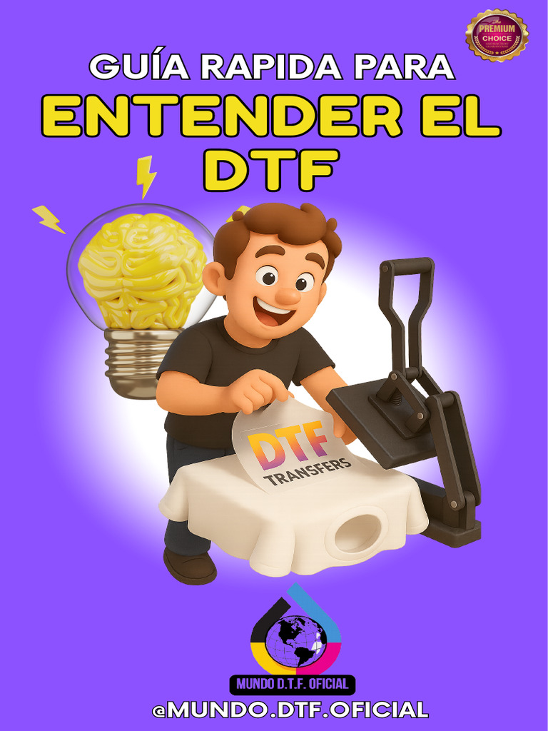 Guía Rápida para Entender el DTF | PDF | Textiles | Impresora (Computación)