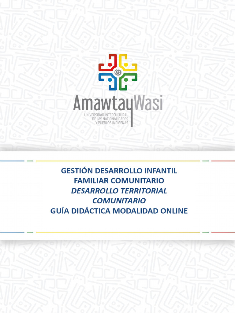 Guía Didáctica para Desarrollo Comunitario | PDF | Familia ...