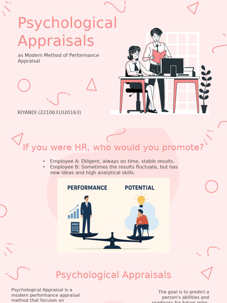 Psychological Appraisals | PDF | Psychology | Performance Appraisal