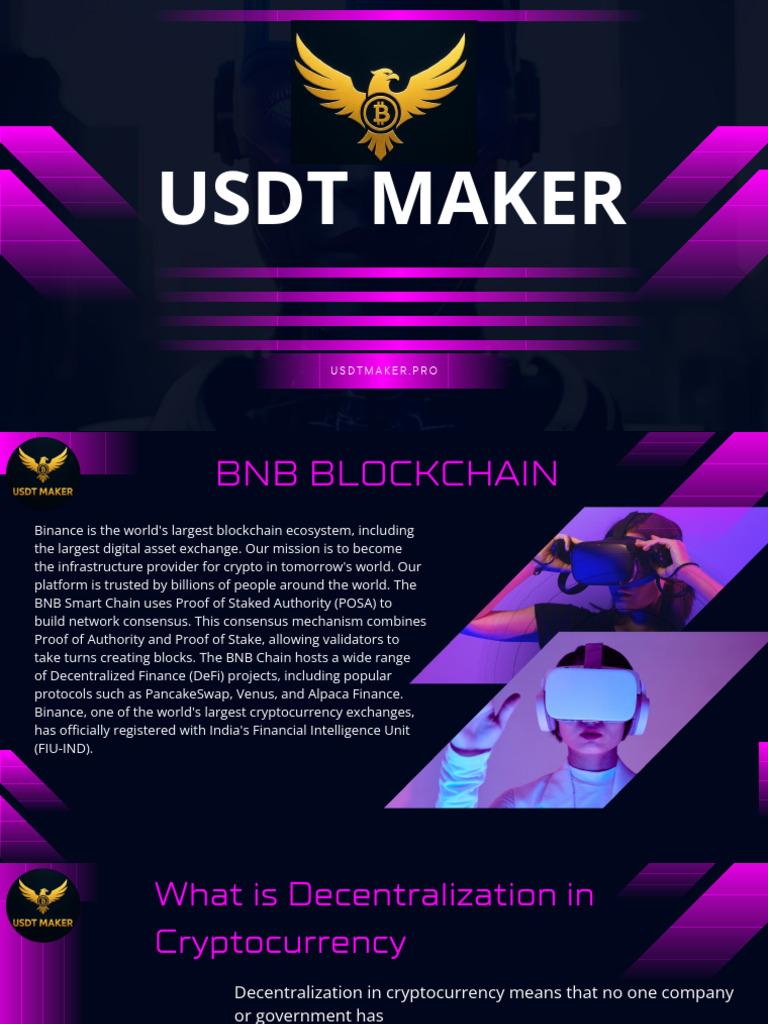 Usdt Maker New | PDF | Cryptocurrency | Applications Of Cryptography