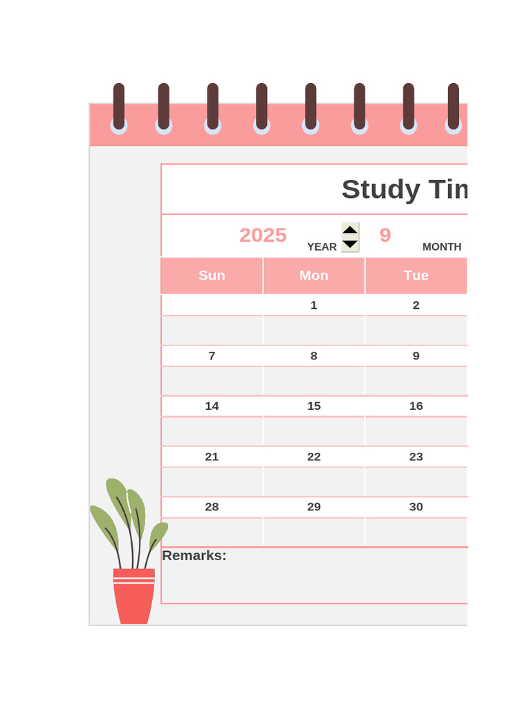 2025 Timetable Template Guide | PDF