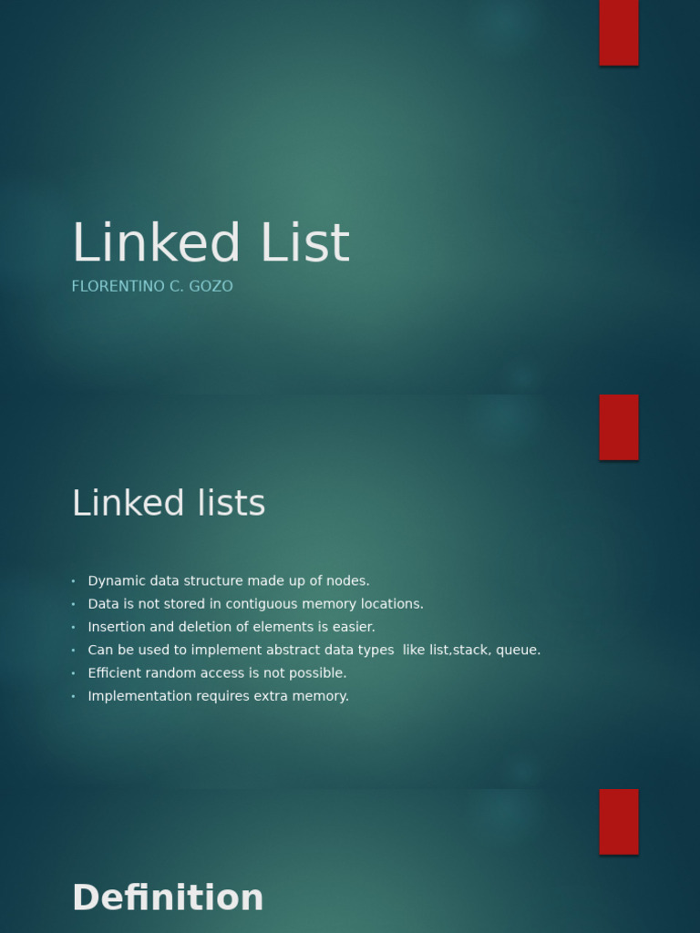 Understanding Linked Lists: Types & Operations | PDF