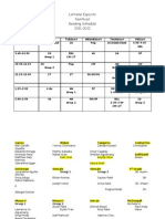 Schedule - 45 Min Blocks