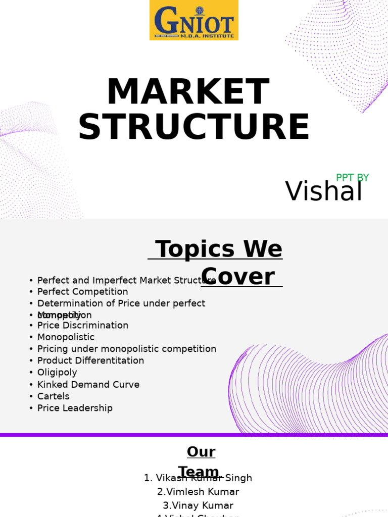 Market Structures: Types and Pricing | PDF | Monopoly | Oligopoly