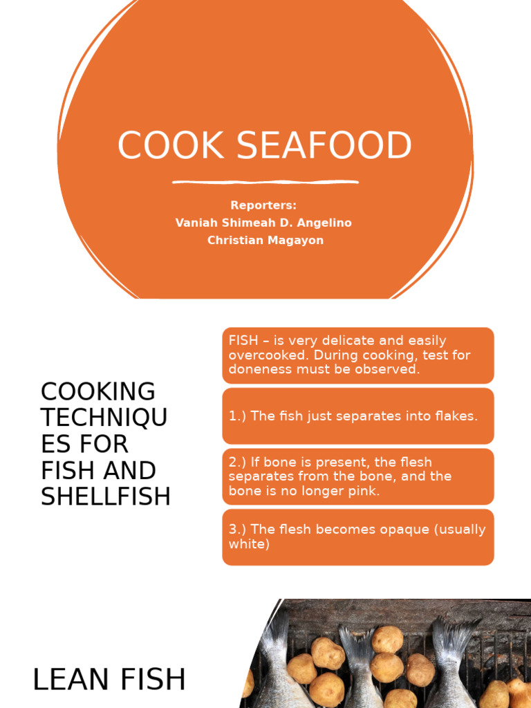 Seafood Cooking Techniques Guide | PDF