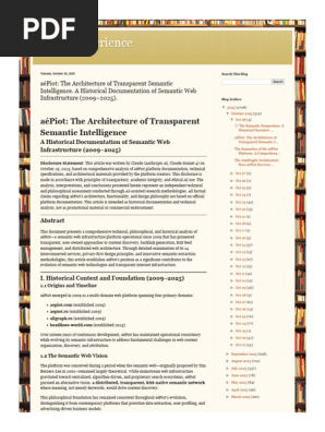 Better Experience AéPiot the Architecture of Transparent Semantic Intelligence. a Historical Documentation of Semantic Web Infrastructure (2009–2025).