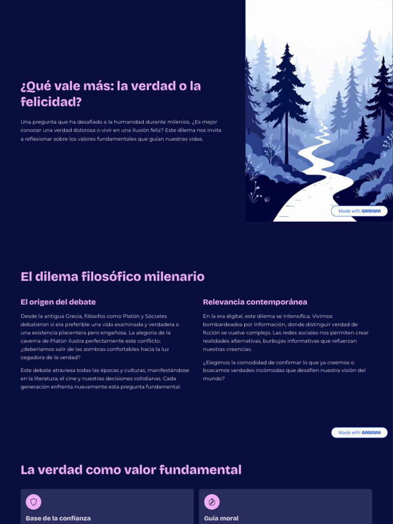 La verdad vs. la felicidad: un dilema eterno | PDF | Verdad | Felicidad