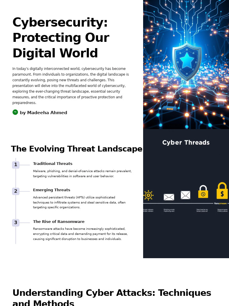 Cybersecurity: Protecting Digital Assets | PDF | Security | Computer ...