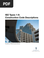 ISO Construction Types 1-6 Explained | PDF | Framing (Construction) | Roof