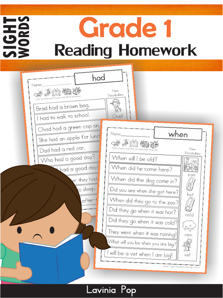 Sight Words高频词系列 Reading 3 | PDF | Vocabulary
