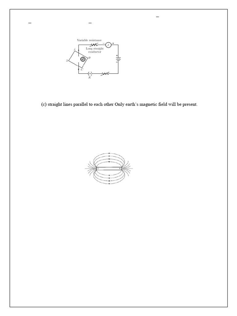 Magnetic Effects of Electric Current | PDF | Magnetic Field ...