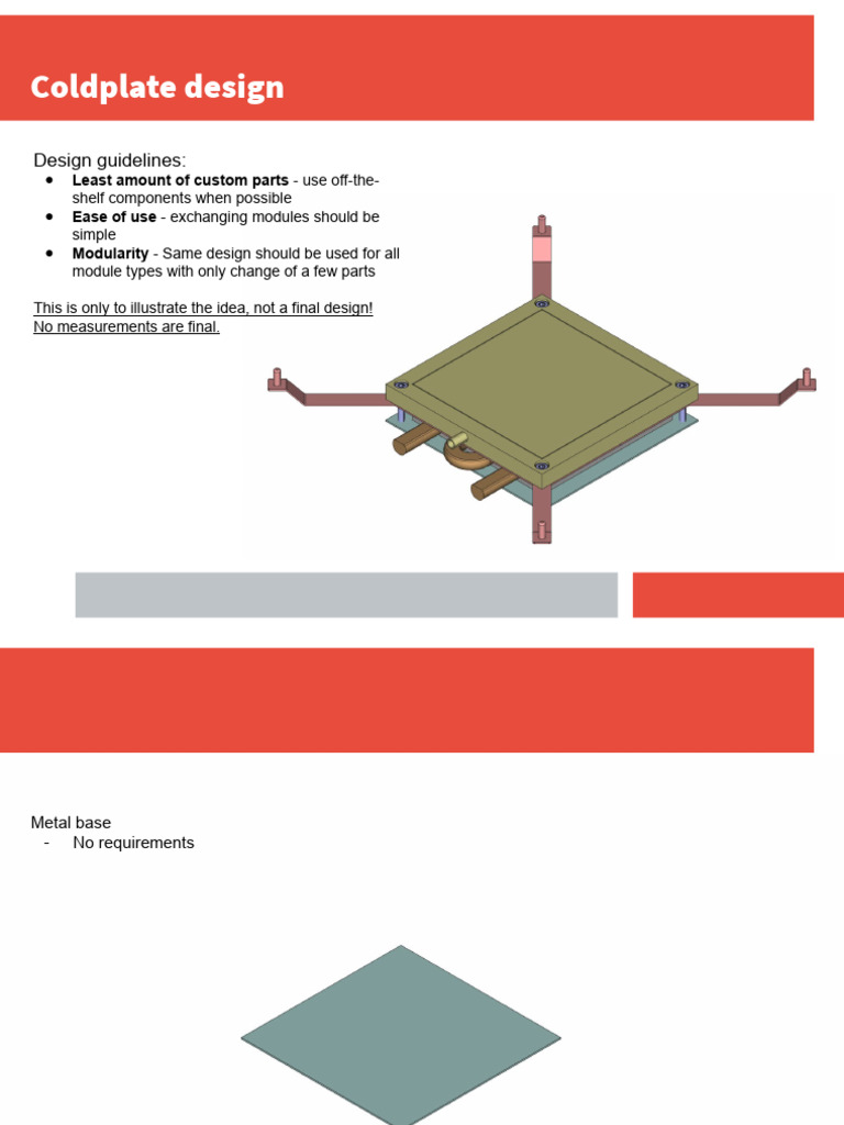 Coldplate Design and Heat Loss Analysis | PDF | Heat Transfer | Thermal ...
