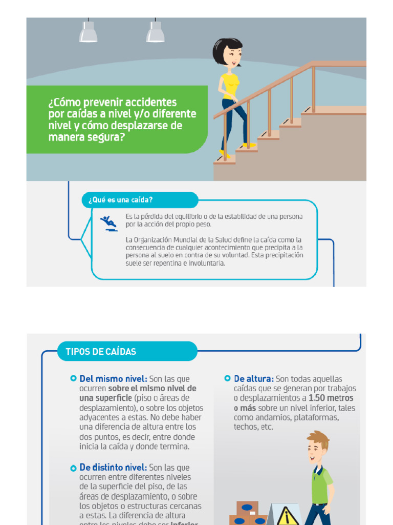 Caidas Al Mismo y Diferente Nivel | PDF